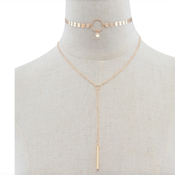 ‘Wishful’ Choker Lariat Necklace - Picture 3 of 5